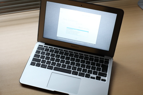 スマホ・タブレット・パソコン APPLE MacBook Air MACBOOK AIR MC969J/A MacBook Air 11.6インチ ［MC969J/A］がやってきた。: 一路一会